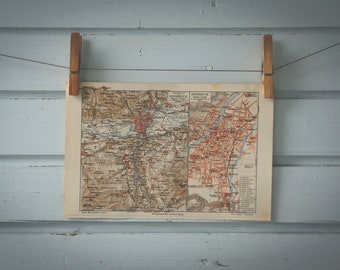1907 Vintage Innsbruck Map