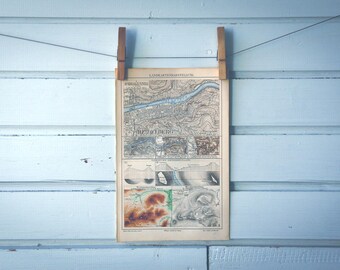 1909 Vintage Introduction to Cartography Illustration
