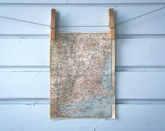 1904 Vintage North Mid-Atlantic Map