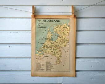 1941 Vintage Map of the Netherlands