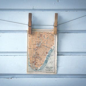 1905 Vintage Karte von New York