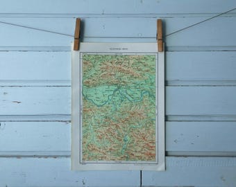 1971 Vintage Slavonski Brod & Surroundings Map