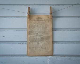 1887 Vintage Shorthand Systems Lithograph Illustration