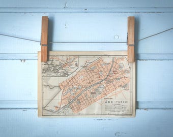 1902 Vintage Turku Map