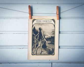 1926 Vintage Sunshine Illustration