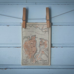 1902 Vintage Sevastopol Map