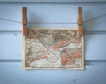 1906 Vintage Locarno Map