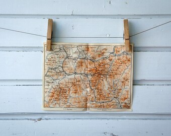 1905 Vintage White Mountains Map