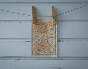 1931 Vintage Pistoia & Prato Map