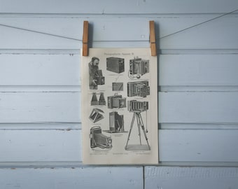 1907 Vintage Photography Illustration