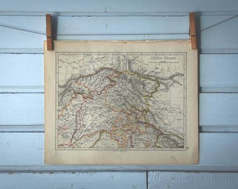 1892 Vintage Kashmir Map