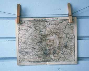1901 Vintage Alban Hills Map