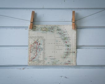 1901 Vintage Map of the Caribbean