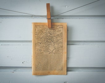1893 Vintage Paris & Surroundings Map
