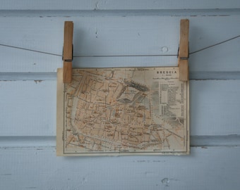 1931 Vintage Brescia Map