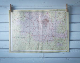 1968 Vintage Shire of Murweh Map