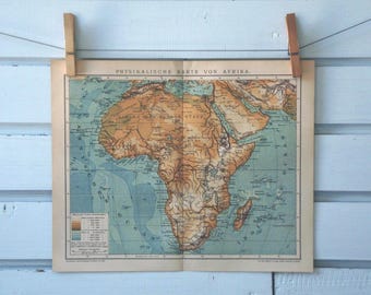 1894 Vintage Map of Africa