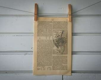 1907 Vintage Odessa Map