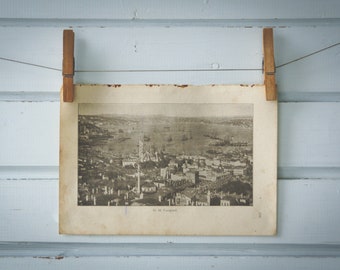 1916 Vintage Istanbul Illustration