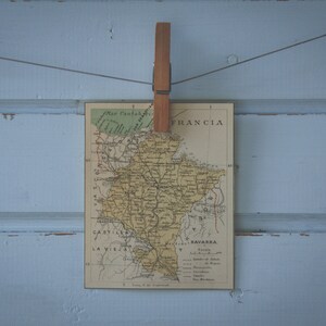 Carte de Navarre vintage 1928