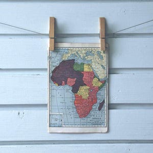 1932 Vintage Map of Africa
