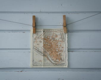 1931 Vintage Ferrara Map