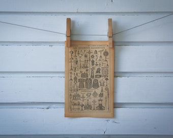 1921 Vintage Liturgical Objects Illustration
