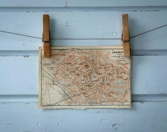 1931 Vintage Cremona Map