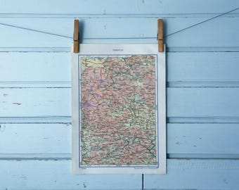 1971 Vintage East Upper Carniola Map