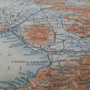 1908 Vintage Naples & Surroundings Map image 8