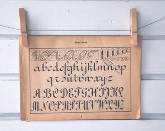 1949 Vintage Font Illustration