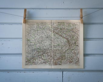 1907 Vintage Westphalia Map