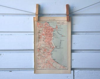 1894 Vintage Algiers Map
