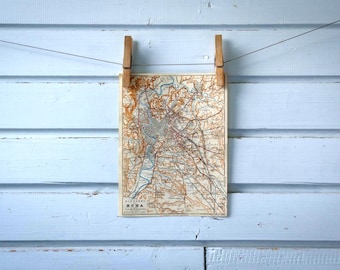 1931 Vintage Rome & Surroundings Map