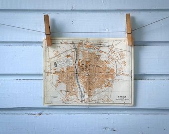 1931 Vintage Map of Parma