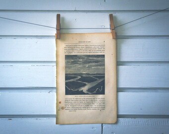 1884 Vintage Mars Landscape Illustration