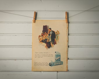 1930 Vintage Odol Advertisement Illustration