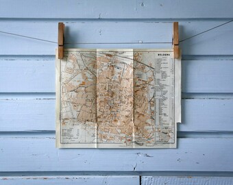 1931 Vintage Bologna Map