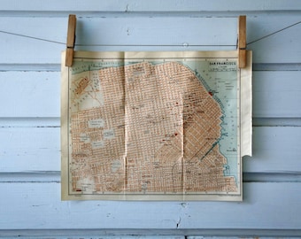1905 Vintage San Francisco Map