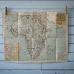 1887 Vintage Map of Africa