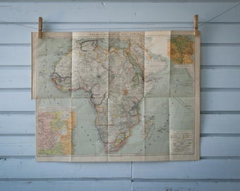1887 Vintage Map of Africa