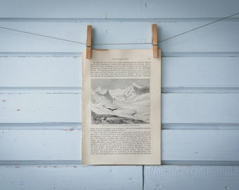 1897 Vintage El Altar Lithograph Illustration