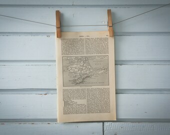 1907 Vintage Map of the Crimea