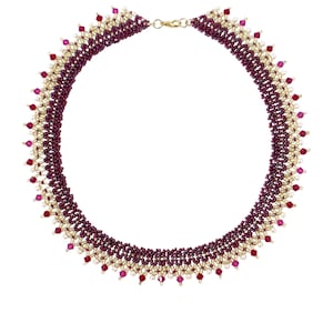 Red Beads Artisan  Jewellery Set