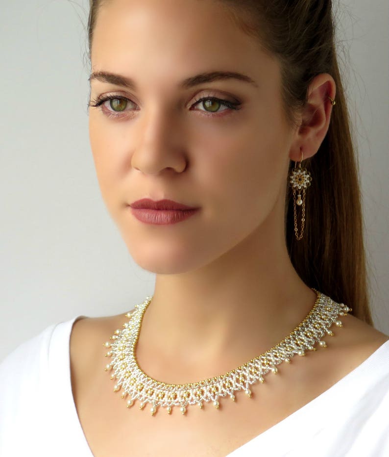 wedding gold necklace for bride
