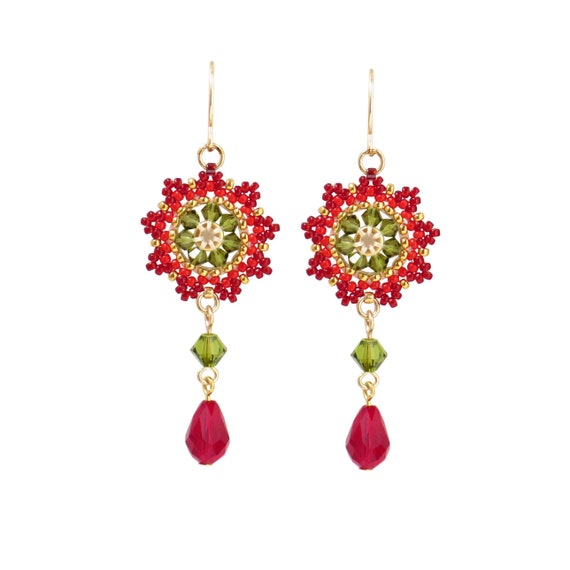 Crystal earring designs deals