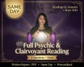 Full Psychic Reading by Amanda Clairvoyant Tarot Cards & 3 Questions Over 20 Yrs Exp Accurate In All Readings PDF