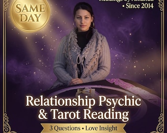 Relationship Reading by Amanda 3 Question Intuitive Tarot Card  Same Day Reading Love, Written Report & PDF