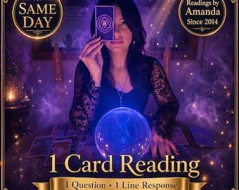 Psychic Reading 1 Card Draw 1 Line Response For 1 Question Same Day- All Areas Fast Direct Answer By Amanda PDF