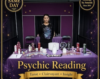 Same Day Psychic Reading by Amanda 3 Question Intuitive Tarot Card Reader Past Present,Insight Love,Written Report & PDF